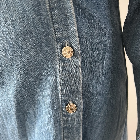 Zara Erin Asymmetrical Lightweight Denim Dress NWOT - Picture 11 of 15